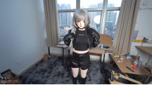 アニメフェアの女の子僕人形になる
